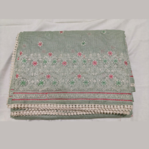 Sea Green colour Kota Thread work saree